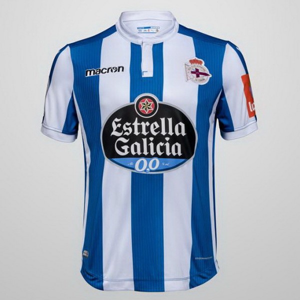 Camiseta Deportivo Coruña Primera equipo 2018-19 Azul